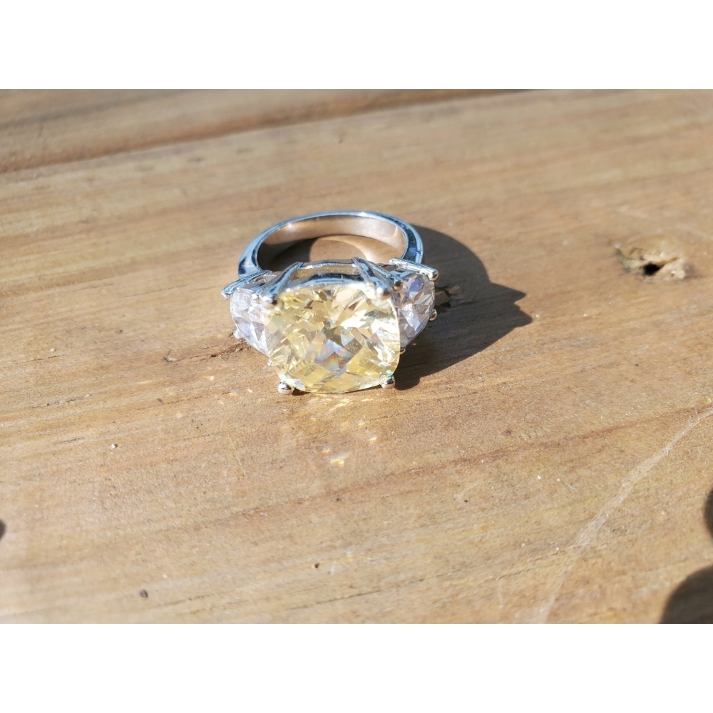 Yellow Stone Ring - image 1